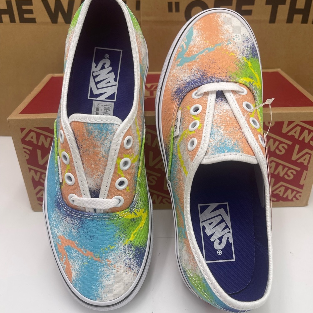 Vans Men’s Authentic
(Retro Mart) Multi/True White Sneakers 
VN0A348A40L - Picture 11 of 16